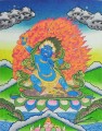 Bouddhisme bleu Mahakal thangka